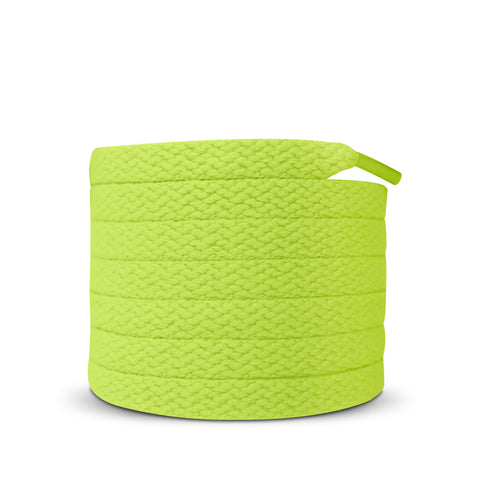 Jordan 1 Laces Basics Flat Thin - Yellow Volt Laces for Volt Gold AJ1 Air Jordan 1